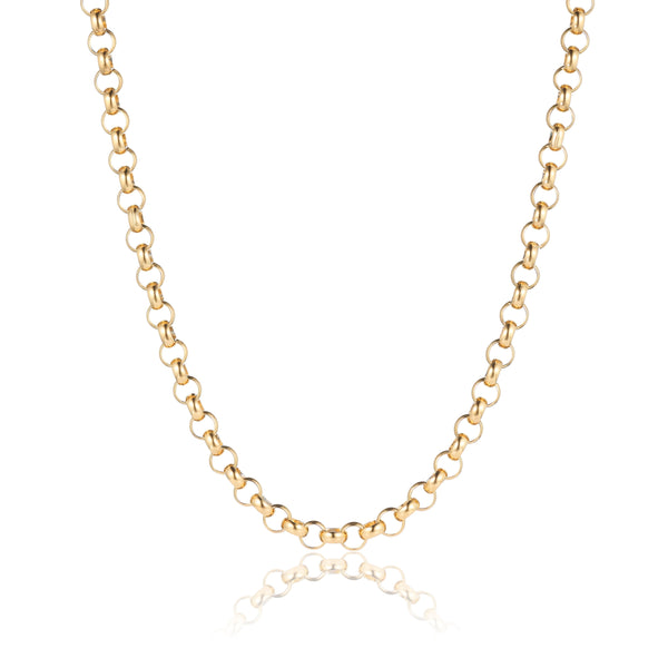 8mm Belcher Chain - Gold