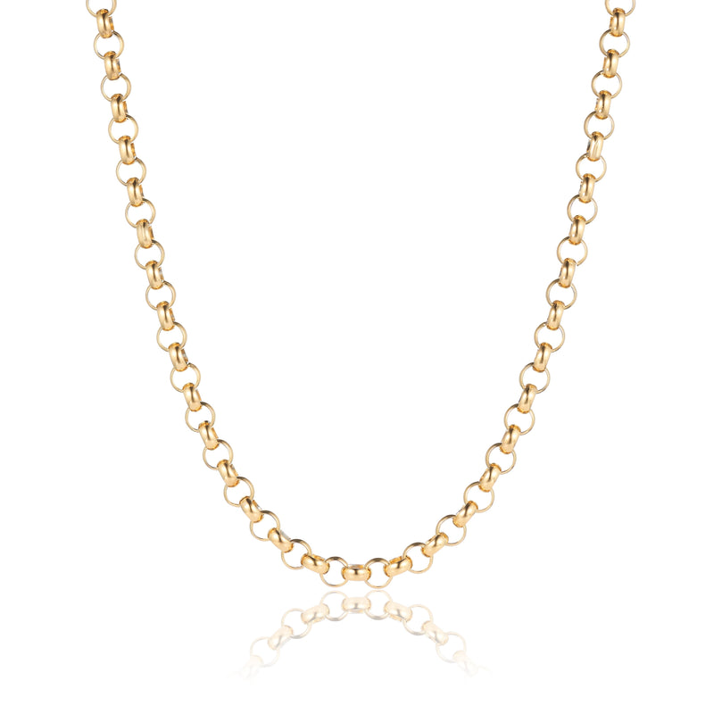 8mm Belcher Chain - Gold